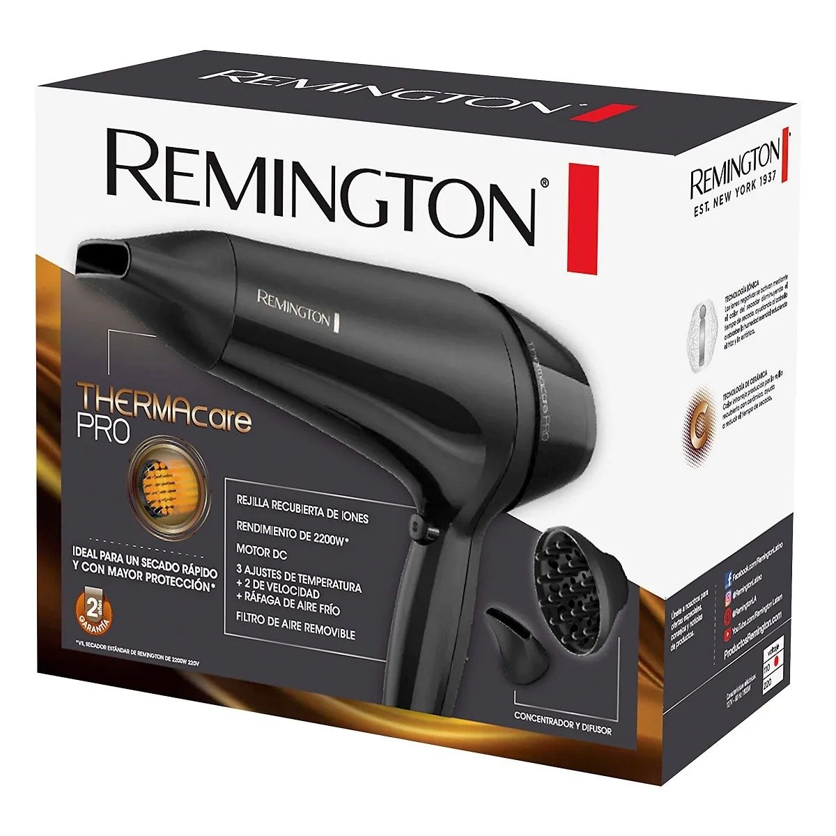 Secador Remington Thermacare